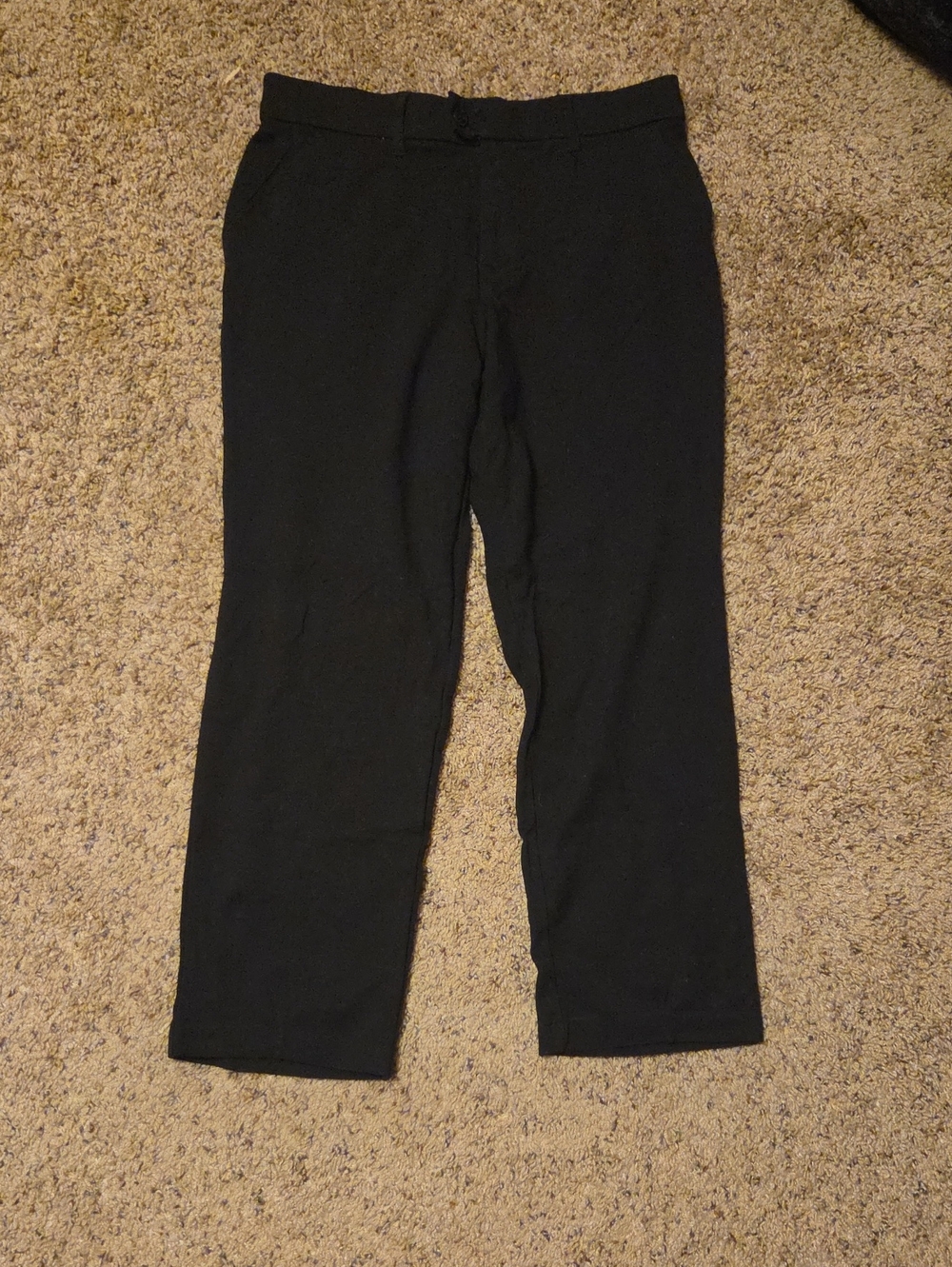 Lee Black Straight-Leg Dress Pants